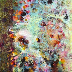 “Koan” is among the paintings in Marlana Stoddard Hayes' new show at the Port Angeles Fine Arts Center. The artist's media include oil paint