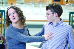 Sierra Stack plays therapist Charlotte while Quinton Cornell is Bruce