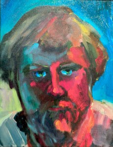 Marie Amerson's “Actor Under Red Light” was a Merit winner at the Northwind Arts Center Small Expressions juried show in Port Townsend.