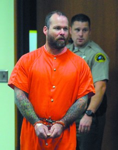 Mario Wayne Hackney enters Clallam County Superior Court in Port Angeles in October. Keith Thorpe/Peninsula Daily News