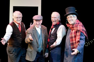 Among the many singers at Olympic Theatre Arts this weekend are the men of No Batteries Required
