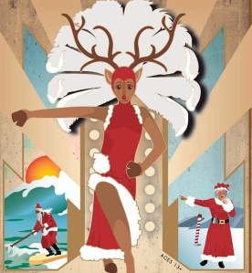 To be unveiled this weekend: Rudolph the Red-Nosed Reindeer as a Las Vegas showdeer in “Santa's Rumspringah