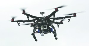 A drone is demonstrated in Brigham City