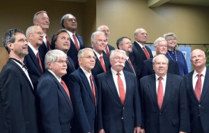 The Peninsula Mens gospel Singers. Photo by Diane Urbani de la Paz/Peninsula Daily News
