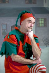 Chris Hawley contemplates Christmas time in New York City in “The SantaLand Diaries