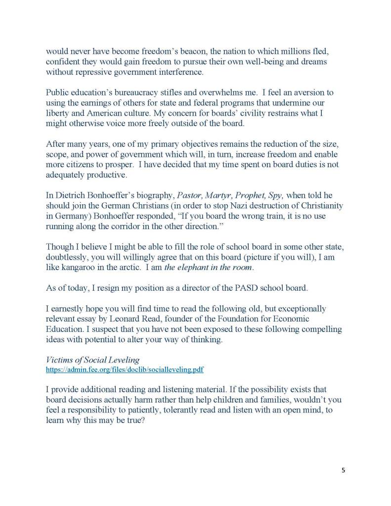 Port Angeles School Board member quits, blasts system