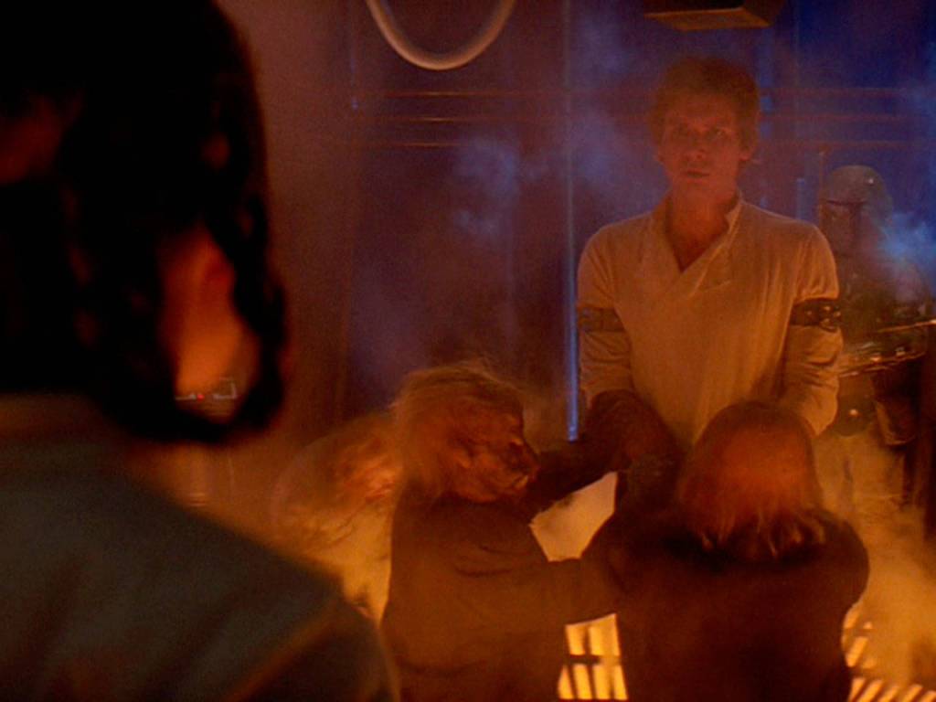 Much of the noises for ugnaughts, seen strapping in Han Solo in Star Wars: Episode V: Empire Strikes Back, were recorded from arctic foxes in 1977 at the Olympic Game Farm. (Disney)