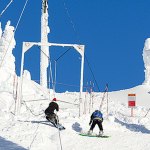 Snow piling up at Hurricane Ridge Ski Area