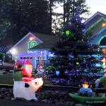 The Bob Ball place located at 630 Klahndike Blvd. in Forks is decorated for Christmas. (Lonnie Archibald/for Peninsula Daily News)