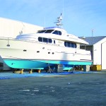 custom made bow pudding — a fendering system for pushing.  -- Photo by David G. Sellars/for Peninsula Daily News