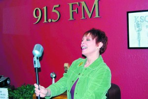 Shelley Taylor is pictured in January 2011 playing Christine Hale