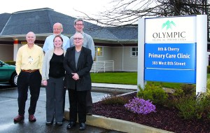 Olympic Medical Physicians Primary Care opened its new clinic last week. From left
