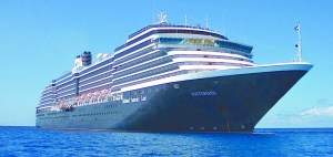 The ms Oosterdam is scheduled to pull into Port Angeles Harbor at noon Wednesday.