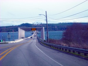 The Coast Guard has signed a rule forbidding drawbridge openings for nonmilitary vessels at the Hood Canal Bridge. Margaret McKenzie/Peninsula Daily News