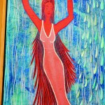 Paintings of women and water line the PUB Gallery at Peninsula College through this Friday only; artist d'Elaine Johnson will give a free talk at 1 p.m. Friday and then stay for a public reception in the gallery.