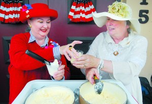 Daughters of the American Revolution members Meg Gill