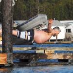 100 dive, flip and flop in frigid welcome to 2018 in Nordland