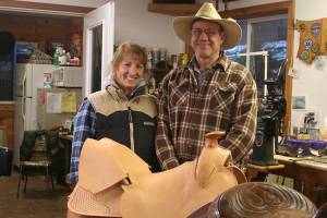 HORSEPLAY: Port Angeles couple make saddles, other leather goods