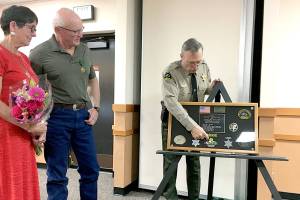 Highly decorated deputy honored after retirement