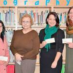 Beta Nu Chapter of Delta Kappa Gamma awards four checks to PASD educators
