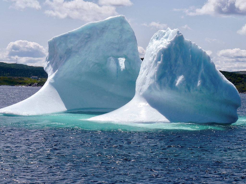 Iceberg near St. Anthony Bight is by Genny Langworthy, whose work can be seen at the Sequim Library.