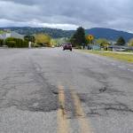 This short stretch of North Brown Road from Fir Street to Willow Street, seen in mid-2015, is one of many roadways repaired through funds created by the City of Sequims Transportation Benefit District, which charges two-tenths of 1 percent sales tax on purchases specifically for transportation improvement projects. (Matthew Nash/Olympic Peninsula News Group)