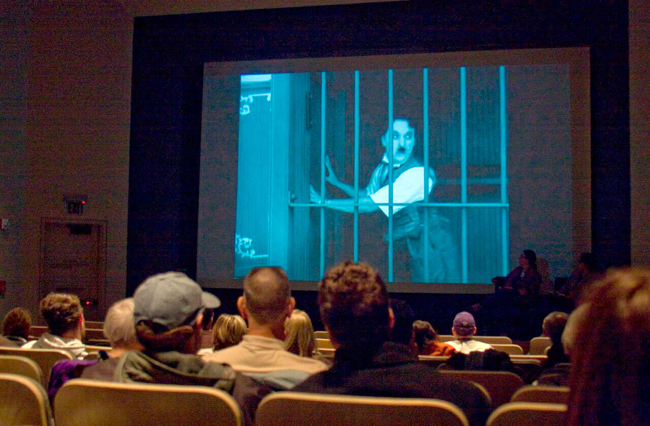 Meet Me at the Movies, a free program this Tuesday at Port Townsends Rose Theatre, has included clips from classics such as Charlie Chaplins The Circus, as well as modern films. Tuesdays program features clips from Lawrence of Arabia and The Right Stuff, among other films. (Katherine Lamar)