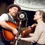 Howard Rains and Tricia Spencer will play old-time music in the next edition of Concerts in the Woods in Coyle this Sunday.