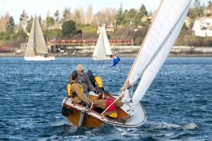 Rare, newly-built wooden Folkboat wins first time out