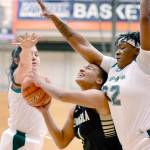 WOMEN’S BASKETBALL: Peninsula stay scrappy in NWAC Tournament loss to top-ranked Umpqua
