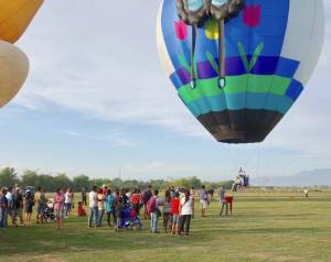 Sequim viewers can watch Capt. Crystal Stout, pilot of the Dream Catcher hot air balloon, fly live around 5 a.m. and 5 p.m. Tuesday and Wednesday in the Philippines for the Lubao International Balloon and Music Festival at facebook.com/DreamCatcherBalloon. (Capt. Crystal Stout)