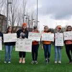 Students from Port Angeles High School attended the March for Our Lives in Seattle on Saturday.