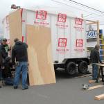 Tiny house being built for Pennies for Quarters