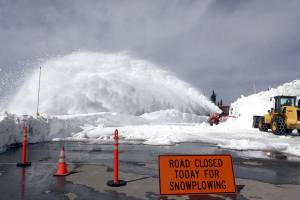 PHOTO: Clearing out on Hurricane Ridge