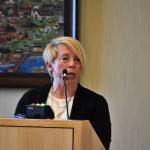 Port of Port Angeles Commissioner Connie Beauvais speaks to the Sequim City Council about the citys shoreline master program, which she said doesnt prohibit private marinas in city limits. (Matthew Nash/Olympic Peninsula News Group)