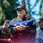 Captain Joseph House gathering honors fallen soldiers