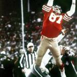The Associated Press                                San Francisco 49ers wide receiver Dwight Clark makes The Catch, late in the fourth quarter against the Dallas Cowboys in the NFC championship football game atCandlestick Park in San Francisco on Jan. 10, 1982.