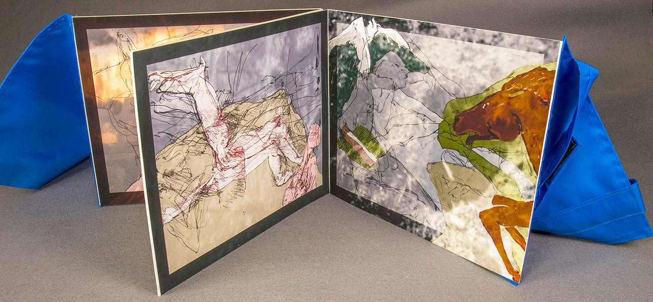 Art book producer Jan Dove will have some of her work on display for a presentation at the next meeting of the Olympic Art Association on Thursday.