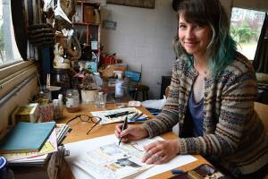 Port Townsend artist creates cartoons for Race to Alaska