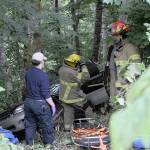 Forks man spends night in car after wreck