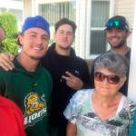 Lefties rescue woman from burning car in Canada