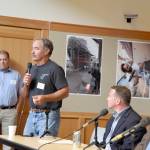 Port of Port Townsend commissioner Pete Hanke, who operates Puget Sound Express out of the Point Hudson Marina, said he was excited about the maritime trades study results. (Bill Curtsinger/Port Townsend Marine Trades Association)