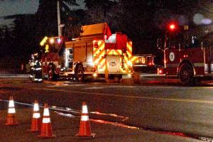 Early morning fire damages Port Hadlock store