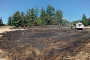 Small brush fire extinguished in Chimacum