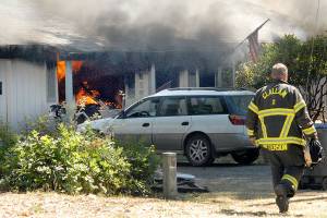 Fire damages Port Angeles home