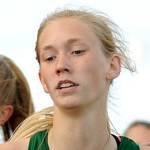Port Angeles Gracie Long, here competing in the Washington State 2A championships in May, came in second in the steeplechase in the USA Track and Field Junior Olympic Track and Field Championships held last week in Greensboro, N.C. (Michael Dashiell/Olympic Peninsula News Group)