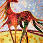 First Snow by Lucinda Hayes will be on display at Blue Whole Gallery tonight in Sequim.