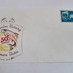 This year, the Strait Stamp Society celebrates 50 years of the Rotary Club of Sequims Salmon Bake on Sunday at the Sequim unit of the Boys Girls Clubs of the Olympic Peninsula. Visitors to the Strait Stamp Show on Saturday at the Sequim Masonic Lodge can purchase an envelope, cancel and a 1955 Rotary stamp. (Matthew Nash/Olympic Peninsula News Group)