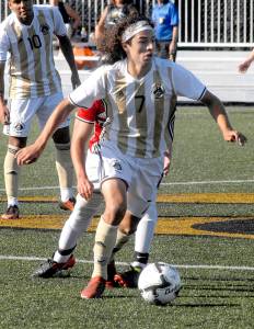 <strong>Keith Thorpe</strong>/Peninsula Daily News                                Peninsulas Jose Serna was picked as an NWAC All-Star last season. He returns at central defensive midfielder for the Pirates this season.