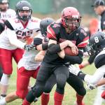 Steve Mullensky/for Peninsula Daily News Port Townsends Dylan Tracer is the Redhawks leading returning rusher entering the 2018 season.